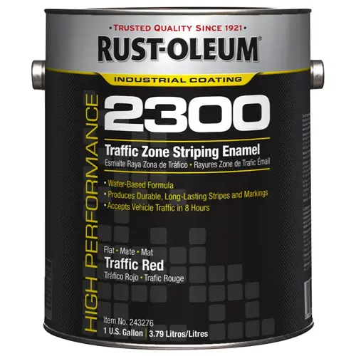 Rustoleum 2300 Red Traffic Paint Gallon Rustoleum 2300 Red Traffic Paint Gallon
