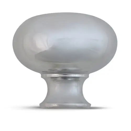 Mushroom Solid Cabinet Knob Polished Chrome 1-1/4" Mushroom Solid Cabinet Knob Polished Chrome 1-1/4"
