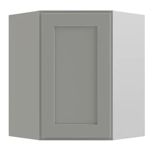 Reliabilt Parkstone Grey Corner Wall Cabinet, 24-in x 30-in Reliabilt Parkstone Grey Corner Wall Cabinet, 24-in x 30-in