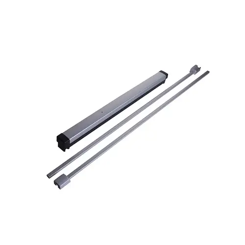 SVR Exit Device, Narrow Stile Aluminum Doors, 36", Silent Electric Latch Retraction, Satin Aluminum Clear Anodized SVR Exit Device, Narrow Stile Aluminum Doors, 36", Silent Electric Latch Retraction, Satin Aluminum Clear Anodized