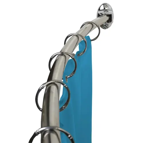 Chrome 5 ft Curved Shower Rod Chrome 5 ft Curved Shower Rod