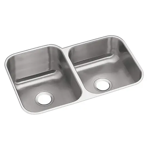 Dayton SS 31-3/4"x20-1/2"x10" 60/40 Double Bowl Undermount Sink Dayton SS 31-3/4"x20-1/2"x10" 60/40 Double Bowl Undermount Sink