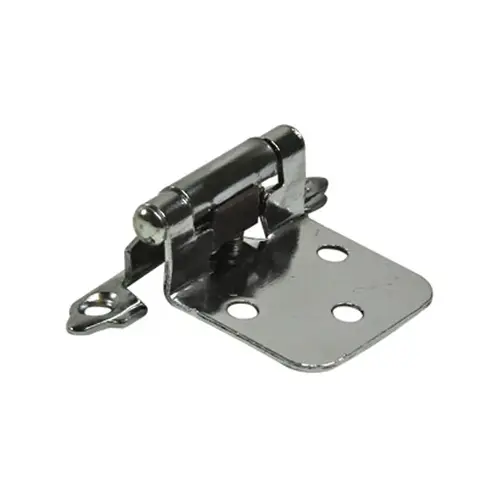 1-1/2" Flush Mount Self-Closing Hinges Polished Chrome 1-1/2" Flush Mount Self-Closing Hinges Polished Chrome