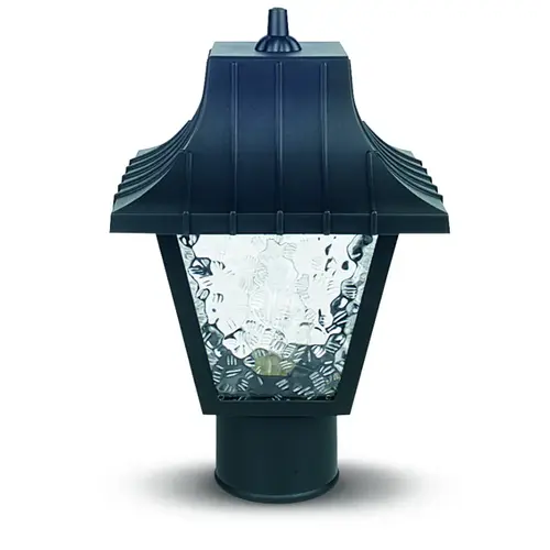 Black Incandescent Post Top Fixture Black Incandescent Post Top Fixture