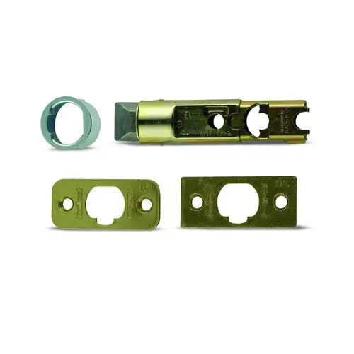 Kwikset Universal Adjustable Deadlatch Polished Brass Kwikset Universal Adjustable Deadlatch Polished Brass