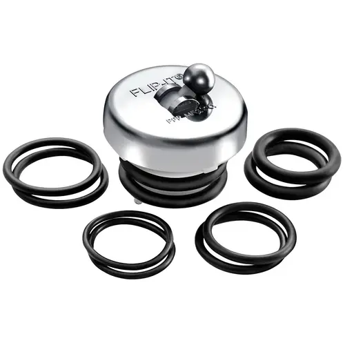 Flip-It Tub Stopper Assembly Chrome Flip-It Tub Stopper Assembly Chrome