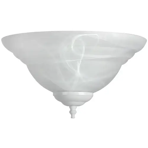 LED Alabaster Bowl Ceiling Fan Light Kit LED Alabaster Bowl Ceiling Fan Light Kit