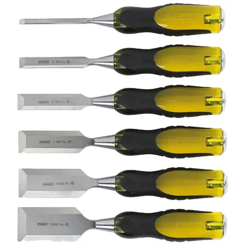 Stanley 6-Piece FATMAX Wood Chisel Set - pack of 6 Stanley 6-Piece FATMAX Wood Chisel Set - pack of 6
