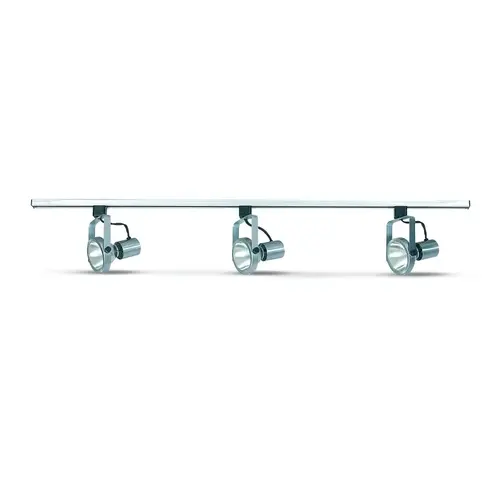 Bright Satin Nickel Track Light 48" 3-Light Bright Satin Nickel Track Light 48" 3-Light