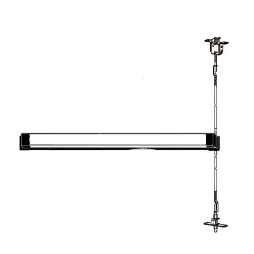 Exit Device Satin Brass Exit Device Satin Brass