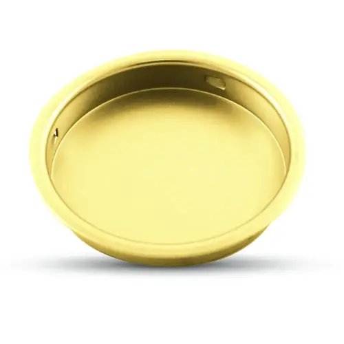 Bypass Door Pulls Polished Brass 2-1/8" - pack of 5 Bypass Door Pulls Polished Brass 2-1/8" - pack of 5