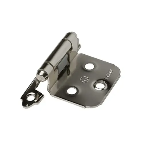1-5/8" Flush Mount Self-Closing Hinges Satin Nickel 1-5/8" Flush Mount Self-Closing Hinges Satin Nickel