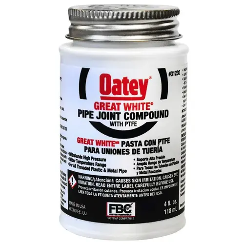 White Pipe Joint Compound 4 Oz White Pipe Joint Compound 4 Oz