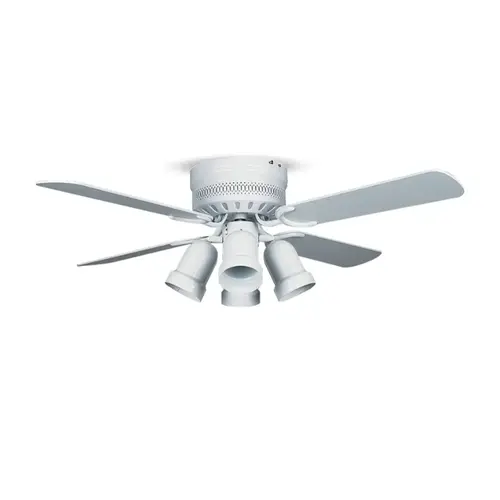 42-in 5-Blade White Hugger Fan with LED Light Kit 42-in 5-Blade White Hugger Fan with LED Light Kit
