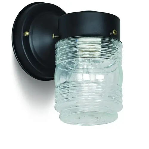 Black Metal Peanut Jar Fixture Black Metal Peanut Jar Fixture
