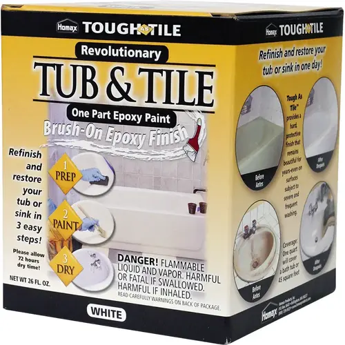 Tub & Tile Brush or Roll-On Epoxy Finish 26 oz Tub & Tile Brush or Roll-On Epoxy Finish 26 oz