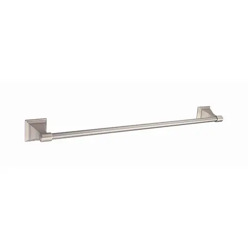 Square Base 24-in Towel Bar, Brushed Nickel Square Base 24-in Towel Bar, Brushed Nickel