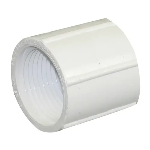 PVC Sch 40 Threaded Coupling 3/4" PVC Sch 40 Threaded Coupling 3/4"
