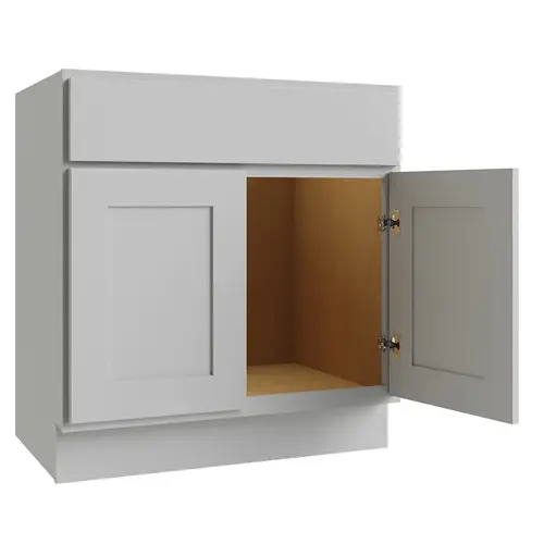 Reliabilt Parkstone Grey Vanity Base, 24-in x 34-1/2-in x 21-in Reliabilt Parkstone Grey Vanity Base, 24-in x 34-1/2-in x 21-in