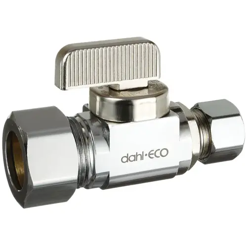 Dahl 1/4 Turn Straight Stop 5/8" Comp x 3/8" Comp Dahl 1/4 Turn Straight Stop 5/8" Comp x 3/8" Comp