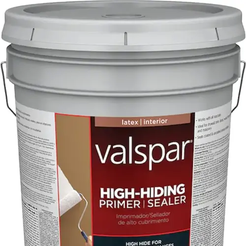 Valspar Interior High-Hiding Water-Based Wall and Ceiling Primer, 5-Gallon Valspar Interior High-Hiding Water-Based Wall and Ceiling Primer, 5-Gallon