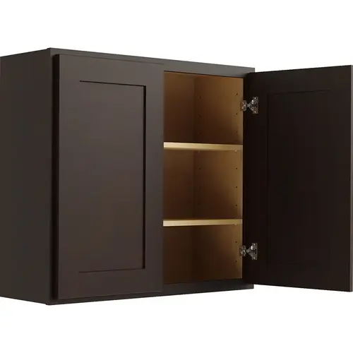 Reliabilt Parkstone Espresso Wall Cabinet, 30-in x 30-in Reliabilt Parkstone Espresso Wall Cabinet, 30-in x 30-in