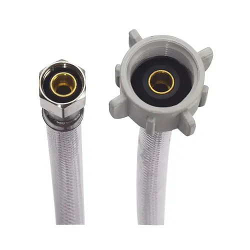 PVC Toilet Supply Line 3/8" Comp x 7/8" Ballcock x 20" PVC Toilet Supply Line 3/8" Comp x 7/8" Ballcock x 20"