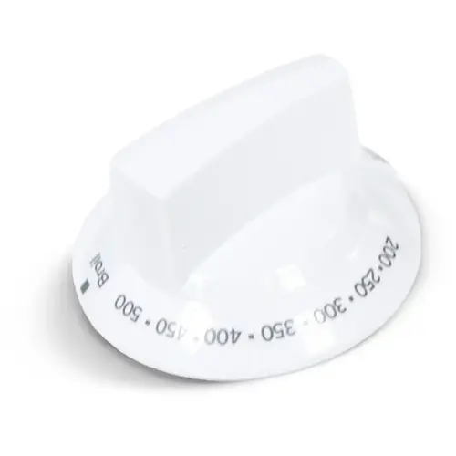 GE Range Thermostat Knob, White GE Range Thermostat Knob, White