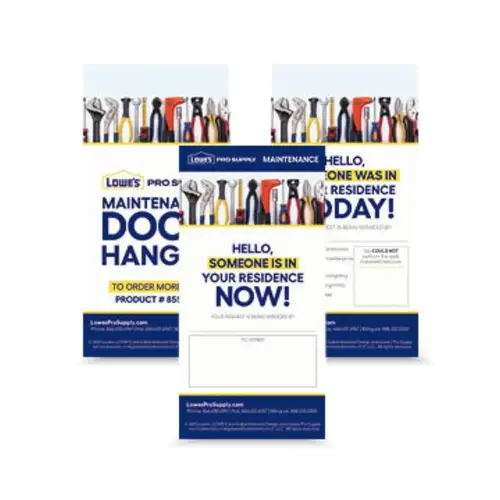 Maintenance Repair Notification Door Hang Tag - pack of 50 Maintenance Repair Notification Door Hang Tag - pack of 50