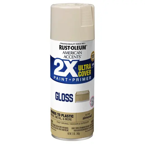 Gloss Almond American Accents 2X Ultra Spray Paint Gloss Almond American Accents 2X Ultra Spray Paint
