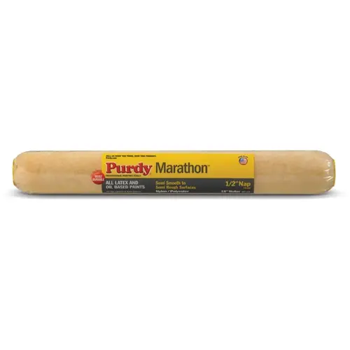 Purdy 18-in x 1/2-in Nap Marathon Knit Nylon/Polyester Paint Roller Cover Purdy 18-in x 1/2-in Nap Marathon Knit Nylon/Polyester Paint Roller Cover