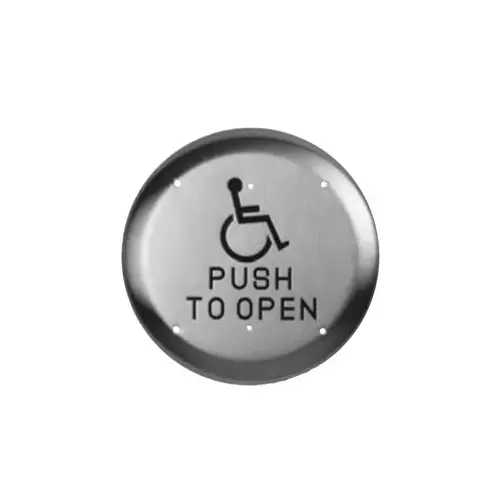 Pushbutton Satin Stainless Steel Pushbutton Satin Stainless Steel