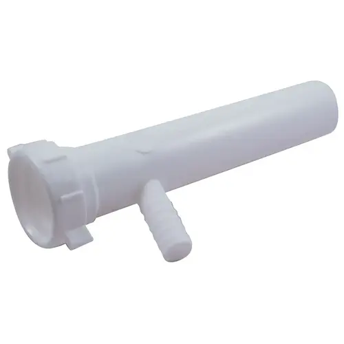 PVC Slip Joint Branch Tailpiece 1-1/2" x 8" x 5/8" O.D. PVC Slip Joint Branch Tailpiece 1-1/2" x 8" x 5/8" O.D.