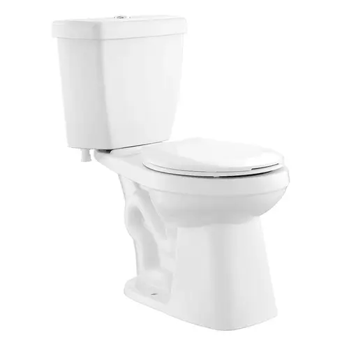 Eco-Flush 2-Piece 0.8 GPF All-in-One Round Toilet, ADA Compliant Eco-Flush 2-Piece 0.8 GPF All-in-One Round Toilet, ADA Compliant