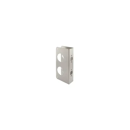 Door Reinforcer Oversized 2-Bore 3-7/8" x 9" Stainless Steel Door Reinforcer Oversized 2-Bore 3-7/8" x 9" Stainless Steel