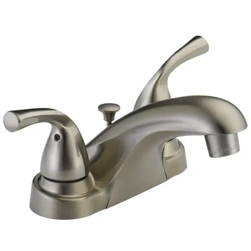 Delta Foundations 2-Handle Lavatory Stainless Steel Faucet Delta Foundations 2-Handle Lavatory Stainless Steel Faucet