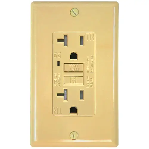 Bright Way GFCI Tamper-Resistant-20 Amp Ivory Bright Way GFCI Tamper-Resistant-20 Amp Ivory