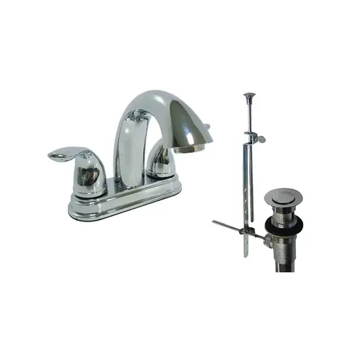 Dominion Chrome Lavatory Faucet with Pop-up Dominion Chrome Lavatory Faucet with Pop-up