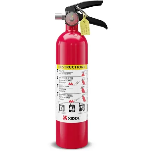 Kidde 1-A:10-B:C Fire Extinguisher, 2.5-Lb Kidde 1-A:10-B:C Fire Extinguisher, 2.5-Lb