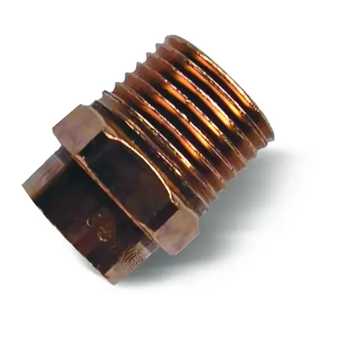 Copper Male Adapter 3/4" I.D. Sweat x 1/2" MIP Copper Male Adapter 3/4" I.D. Sweat x 1/2" MIP