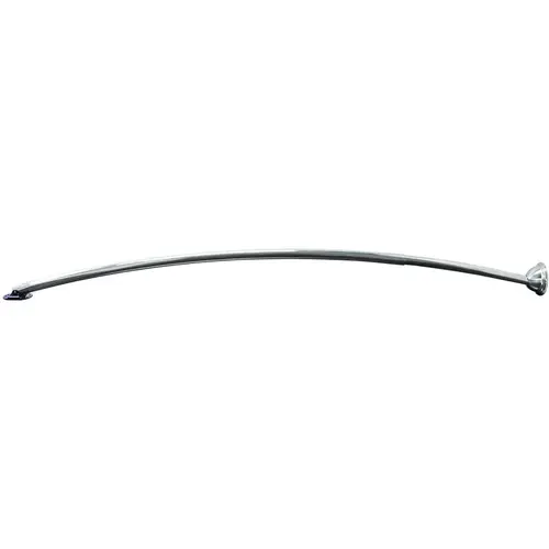 Moen Brushed Nickel 5 ft Curved Shower Rod Moen Brushed Nickel 5 ft Curved Shower Rod