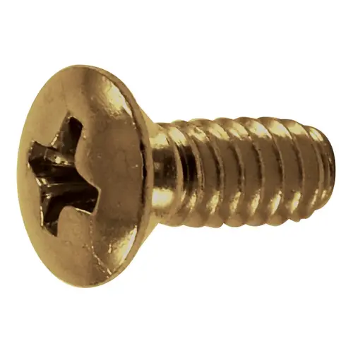 Brass Bibb Screws 10-24 x 3/8" - pack of 10 Brass Bibb Screws 10-24 x 3/8" - pack of 10