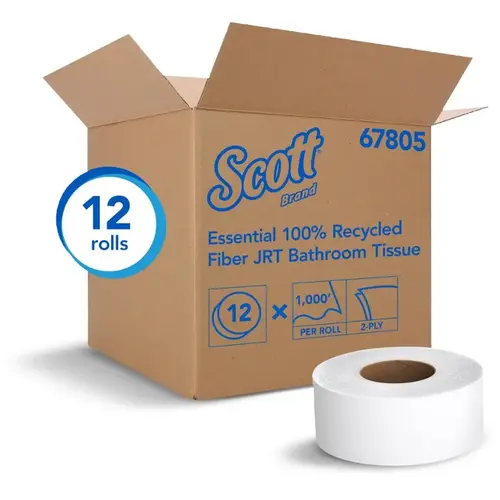 Scott Essential Jumbo Roll Toilet Paper Scott Essential Jumbo Roll Toilet Paper