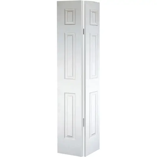 Bifold Door Set 6-Panel Primed White 48" X 80" Bifold Door Set 6-Panel Primed White 48" X 80"