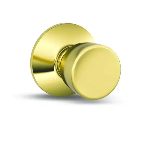 Schlage Bell Passage Knob Bright Brass Schlage Bell Passage Knob Bright Brass