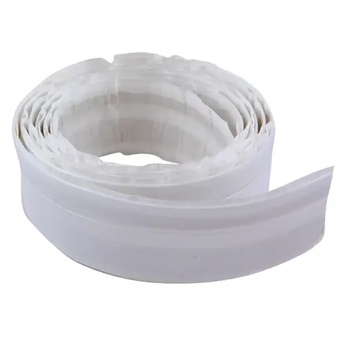 Tub to Wall Peel & Stick Trim White 1-1/4" x 60" Tub to Wall Peel & Stick Trim White 1-1/4" x 60"