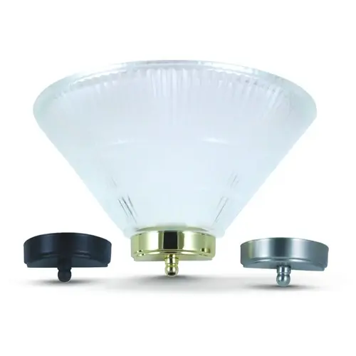 Clear Ribbed Glass Wall Sconce White Clear Ribbed Glass Wall Sconce White