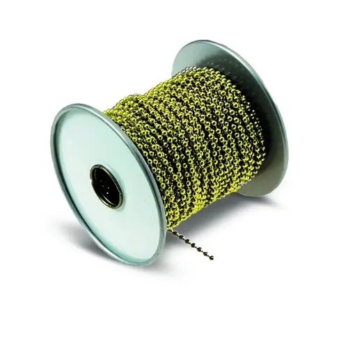 Beaded Chain 100 Ft Roll Brass Beaded Chain 100 Ft Roll Brass