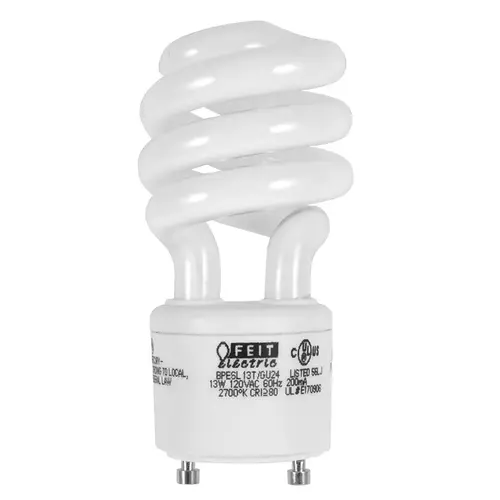 Feit 13W Mini-Twist CFL Bulb GU24 Base 4100K Feit 13W Mini-Twist CFL Bulb GU24 Base 4100K