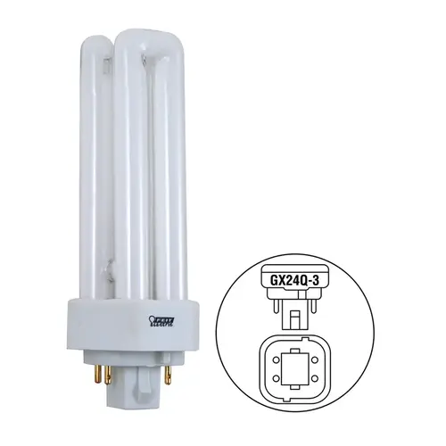 Feit 32W Triple Tube CFL Bulb GX24Q-3 Base 4100K Feit 32W Triple Tube CFL Bulb GX24Q-3 Base 4100K